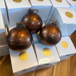 Place & Time “joy” Christmas bulb